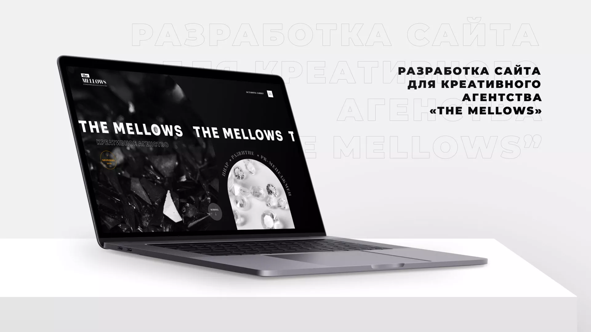 Разработка сайта креативного агентства «The Mellows» в Зуевке