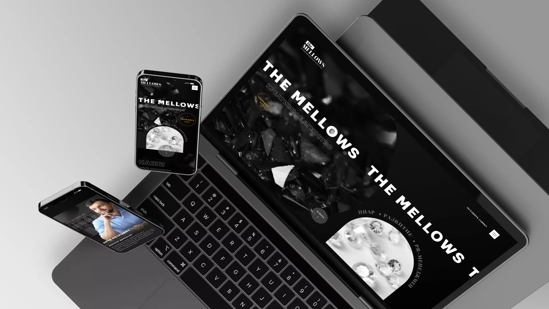 Разработка сайта креативного агентства «The Mellows» в Зуевке