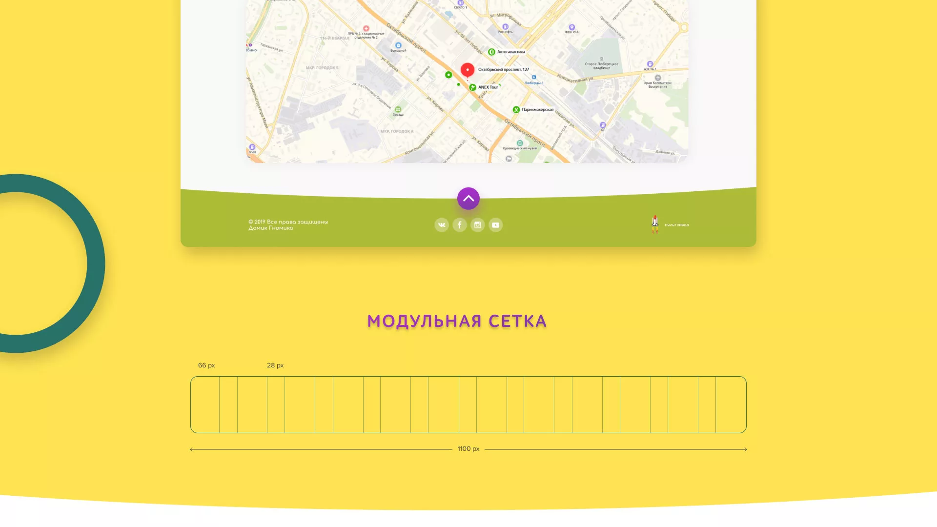 Разработка сайта детского активити-клуба «Домик гномика» в Зуевке