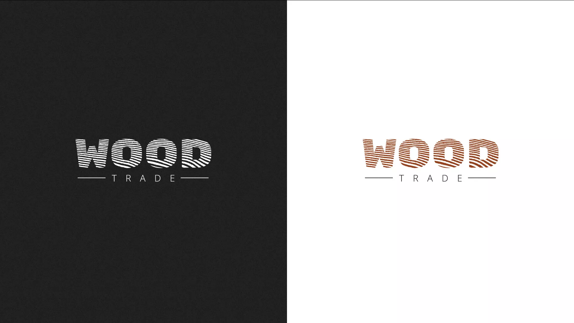 Разработка логотипа для компании «Wood Trade» в Зуевке