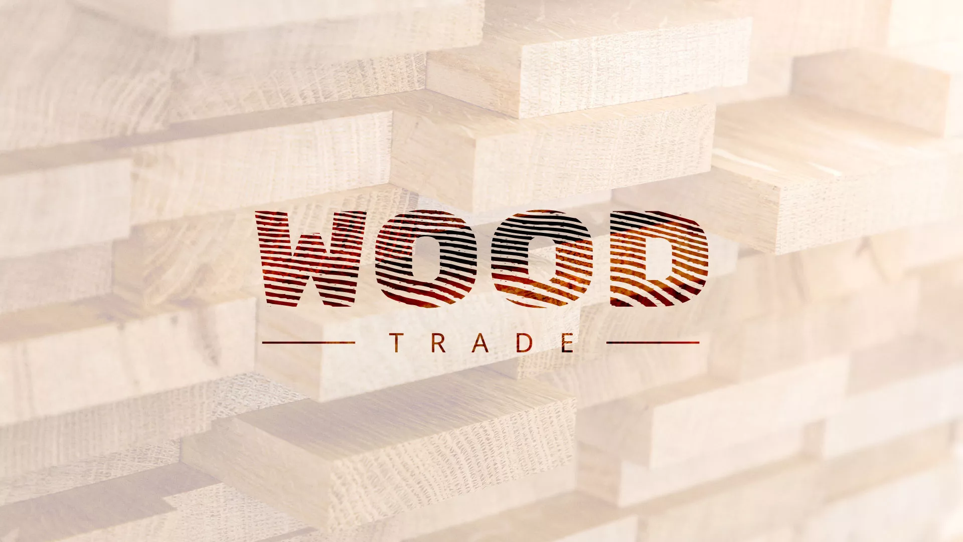 Разработка логотипа для компании «Wood Trade» в Зуевке