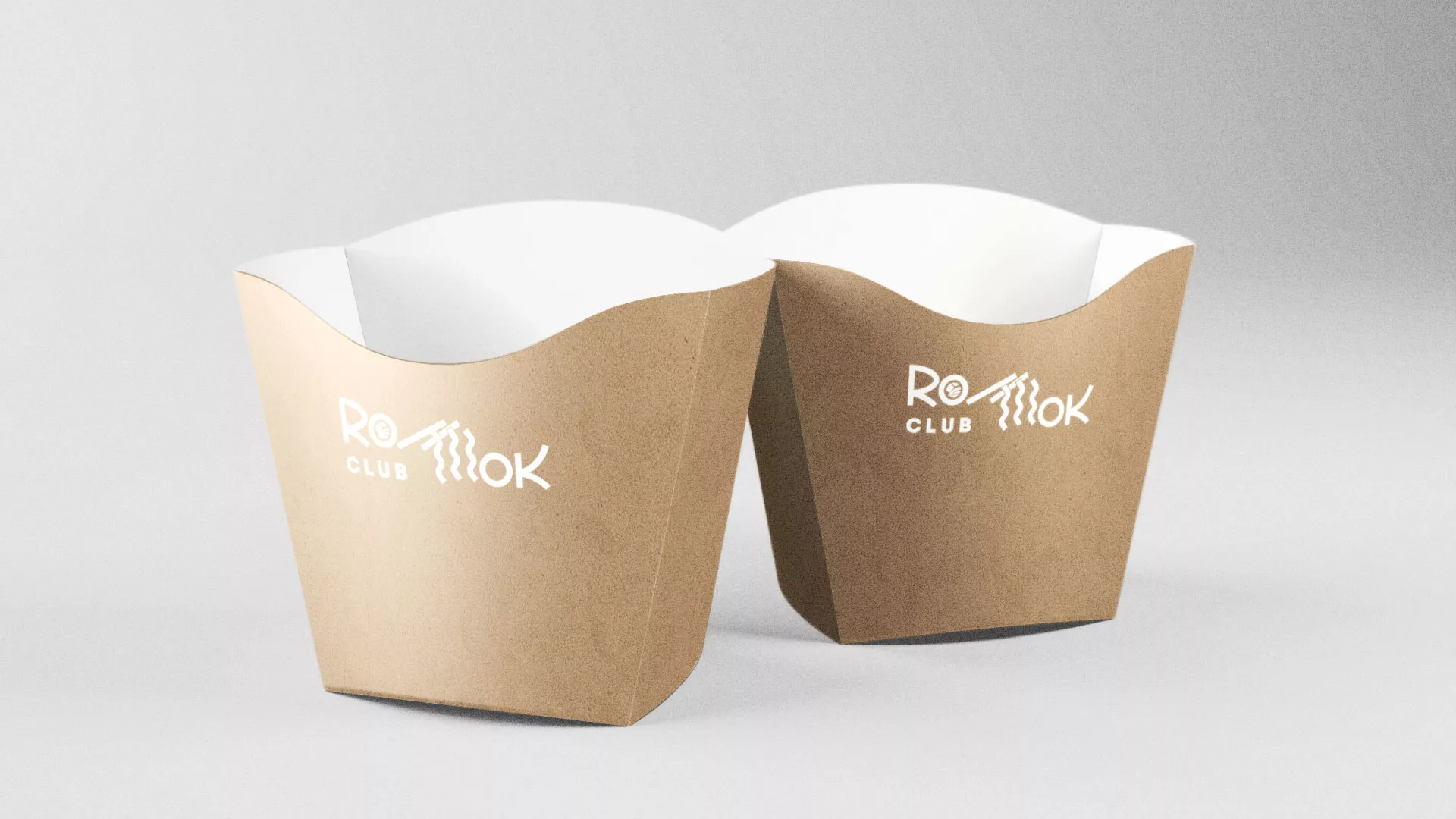 Создание логотипа суши-бара «Roll Wok Club» в Зуевке