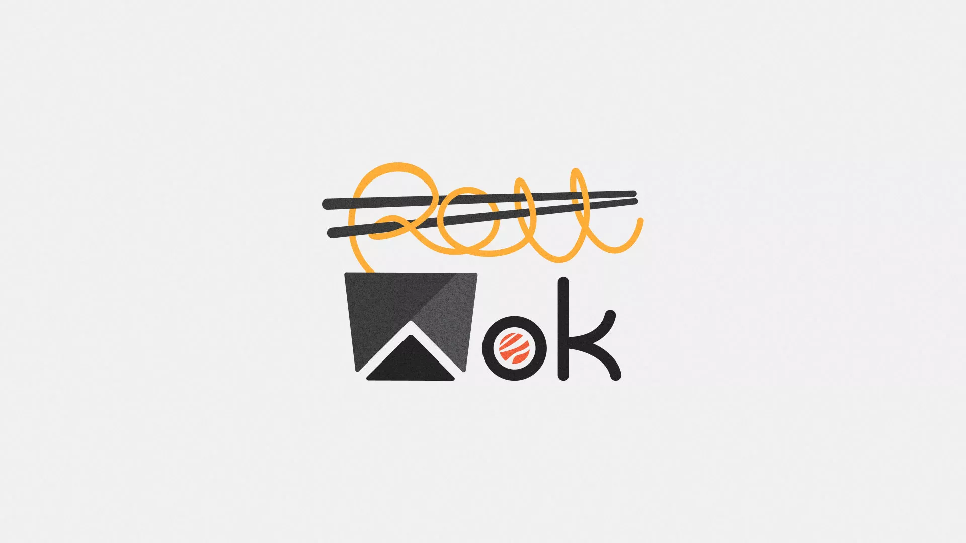 Разработка логотипа в Зуевке для суши-бара «Roll Wok Club» Разработка логотипа в Зуевке для суши-бара «Roll Wok Club»